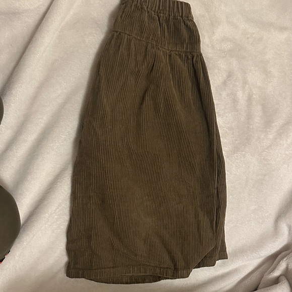 Kids Tan Corduroy Shorts - Picture 3 of 5